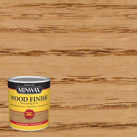 Minwax Minwax Wood Finish Semi-Transparent Golden Oak Oil-Based Penetrating Wood Stain 1 qt 70001444